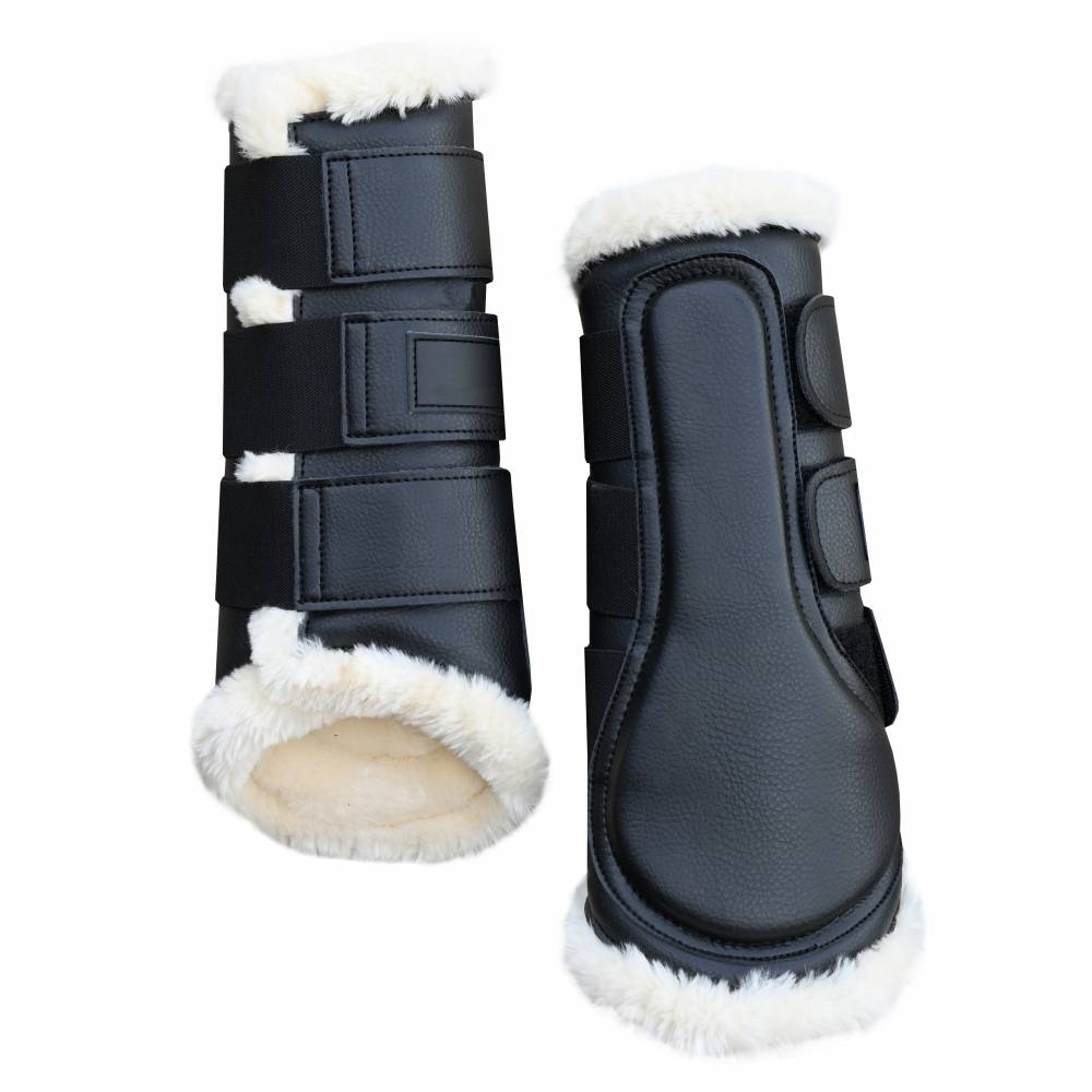 Gatsby Synthetic Horse Boots with Faux Sheepskin | GatsbyProducts