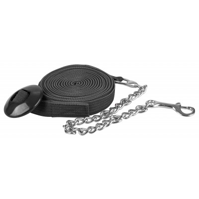  Cotton Lunge Line with  Rubber Donut and Chain