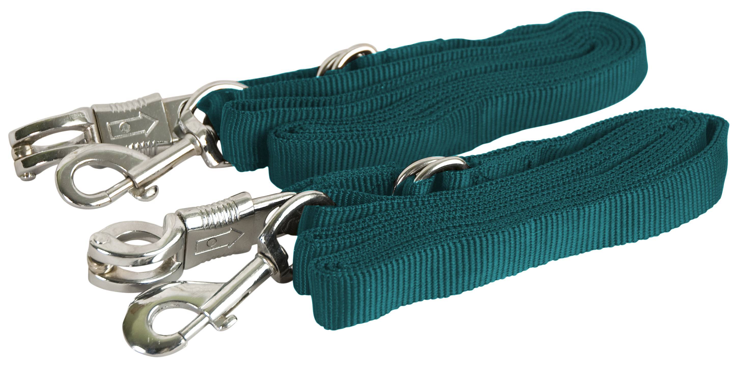 Double Ply Adjustable Nylon Trailer Ties | Ideal For Multiple Tying Locations Quick Release Panic Snap Adjustable Length Easy Attachment Horse S Halter - View #4