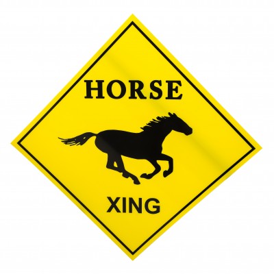  Horse Crossing Sign- Horse
