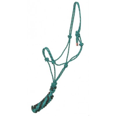 Gatsby Classic Cowboy Rope Halter - Black/Beige