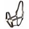  Triple Stitched Leather Halter with o snap