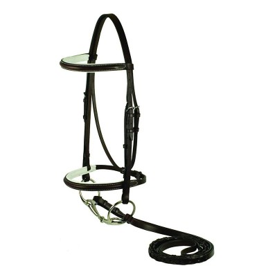  Plain Raised Padded Bridle