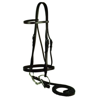  Flat Snaffle Bridle